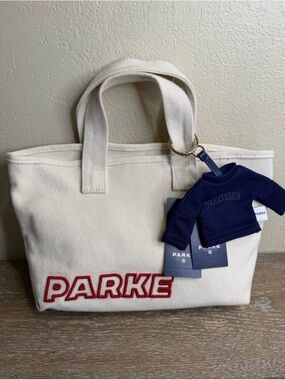PARKE X TARGET MINI TOTE SET WITH KEYCHAIN